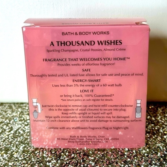 Bath & Body Works Wallflower Refills A Thousand Wishes 2 Pack Refill Nwt - Picture 2 of 2